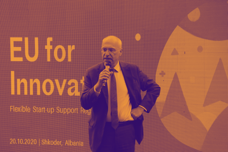 German Ambassador Peter Zingraf visits Flexible Start-up Support Accelerator in Shkoder