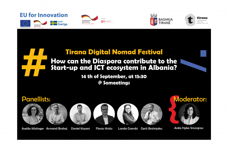“How can the Diaspora contribute to the Start-up & ICT ecosystem in Albania?” – Tirana Digital Nomad Festival