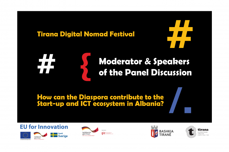 Moderators & Speakers of the Diaspora panel at Tirana Digital Nomad Festival